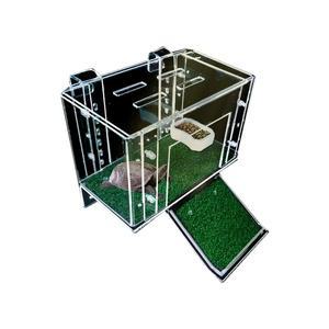 거북이 육지 쉼터 사육장 계단 시뮬레이션 반수생 걸이식 잔디밭 아크릴 작은