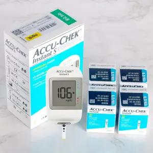 로슈  인스턴트S 혈당계+시험지200매+호환침210개+솜200매 혈당측정기