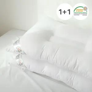 국내산 호텔 항균 피톤치드 경추 베개솜 2개/4060 5070 마이크로화이버 베개속 다운필 호텔 40 60 베개커버