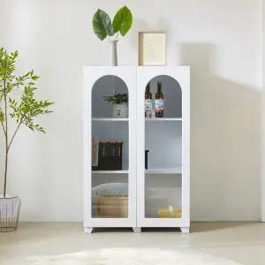 [유니콘]아리 800 유리 장식장 주방수납장 그릇장 피규어 진열장 양주장 틈새장 코너장 수납장