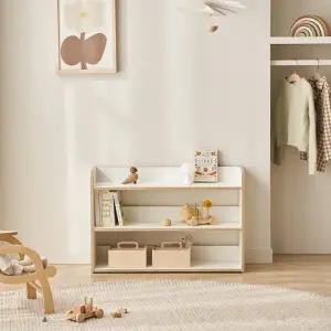 [단독첫행사판매]키디즈 800 3단 낮은 교구장 E0등급 어린이 전면책장