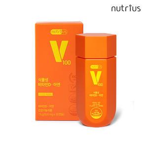 뉴트리어스 국내최초 100프로 속안쓰린 식물성 비타민D + 아연15 g, 유기농, 할랄인증 30캡슐 하루하나씩 1통기준