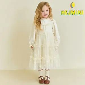 [헤이미니] 리본샤르망프릴샤원피스