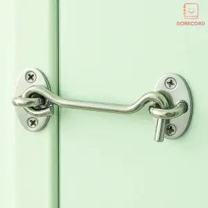 잠금 고리 도어 걸쇠 문 미닫이 이중 잠금쇠 보조 장치 가구 부속