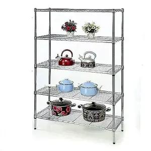 메탈렉 철재선반 900 5단) 베란다 스텐앵글 바퀴