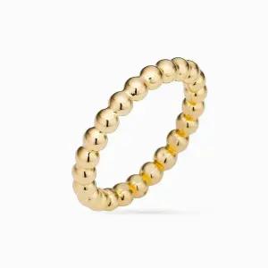 [모아르]14K 텀블 버블 볼 반지 대