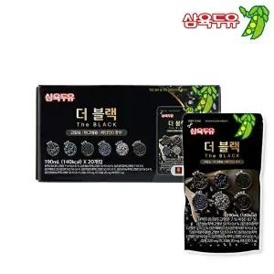 [삼육두유]삼육두유 더블랙 프리미엄 두유 파우치 190ml 20팩