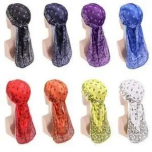 스카프 헬스 바이크 손수건 머리 식당 흑인 모자 (43l3a)