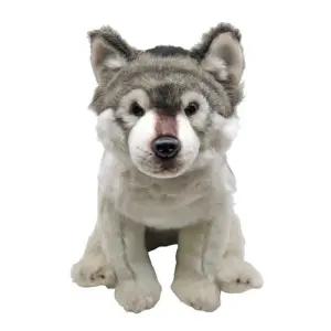 늑대인형 봉제 울프 선물 귀여운 피규어 앉아있는 생일 제품 동물 애착인형