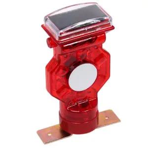 태양열경광등 야간 도로 공사 주차장 태양광 무선 LED 회전 경광등 경고등 안전등 램프