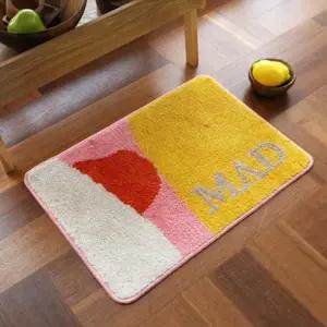 숏 발매트 욕실용 인테리어 소품 마드리드 로사