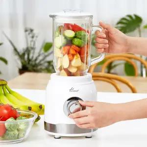 한일 3in1 유리 글라스 믹서기 블렌더 과일 야채 주스