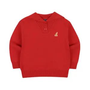 [캉골키즈]와이드 카라 니트 풀오버 PD 0002 레드/APDCKS00020RE