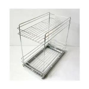 가구부속 레일2단망 다용도 수납장 수납대 가구부속 철제서랍장 레일수납