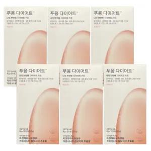 푸응 닥터블릿 다이어트 복숭아맛 20포 x 6박스 차전자피 가르시니아