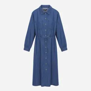 [롯데백화점]써스데이 아일랜드 [여성]인디고 데님 풀오픈 원피스(T256MOP322W)