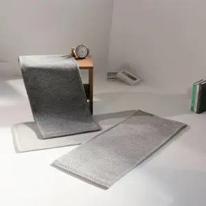 숲숲 미니멀 포인트 러그 먼지없는 빨아쓰는 침실 주방매트 45X110 헤링본