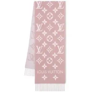 루이비통 LV 에센셜 스카프 베쥬 로즈 M77854