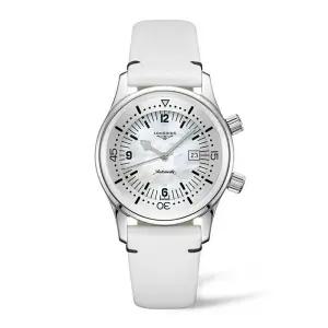 다이버 L3.374.4.80.0 가죽 시계 36mm