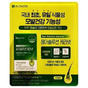 종근당건강 헤어솔루션 케라넷 13.32g ( 310mg X 42캡슐 )