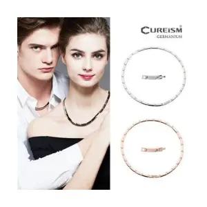 국산 남녀공용 스테인리스 게르마늄 건강 목걸이 커플 음이온