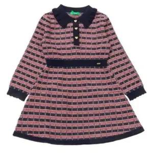 [대구백화점] [베네통키즈]체크 니트 원피스(QAOP06541)