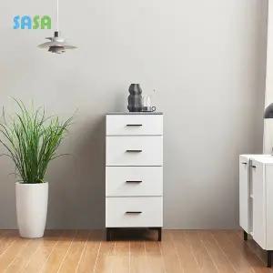 [SASA]사사가구 누베 400 광폭 속깊은 LPM 4단 틈새 서랍장