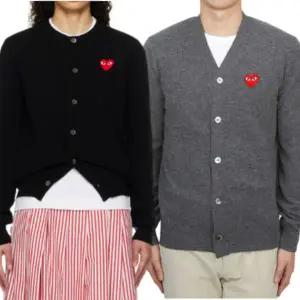 꼼데가르송 레드와펜 가디건 (남성용, 여성용)