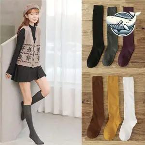 따뜻한 겨울용 기모 양말 다리워머 긴양말