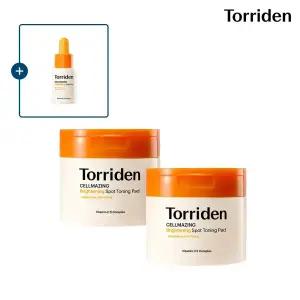 [SET] 토리든 셀메이징 비타C 브라이트닝 흔적 토닝 패드 70매 X 2개 (+비타앰플 10ml)