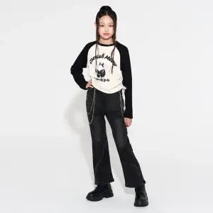 [롯데백화점]더데이걸즈 부츠컷 밴딩 기모 데님청바지TGTJ24W01