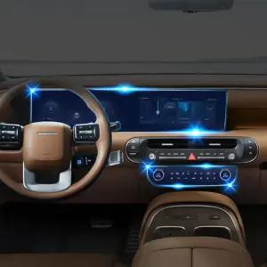 디올뉴 팰리세이드 계기판 네비게이션 디스플레이 액정 보호 필름 기스 방지 용품