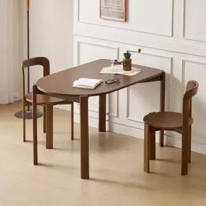 루바이 반타원형 테이블 세트(엔틱의자2) (수도권 무료배송)