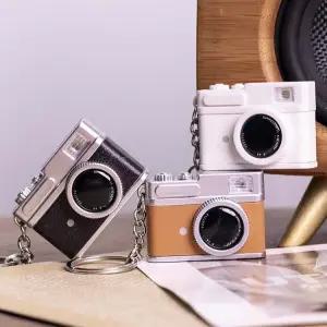 카메라 모양 키링 3컬러 열쇠고리 가방꾸미기 장난감 불빛 소리