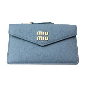 [중고명품] 라이트블루 금장 카드지갑