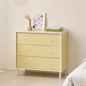 나무뜰 마몽 E0 양면 서랍장 800 3단 OWF101C (착불)