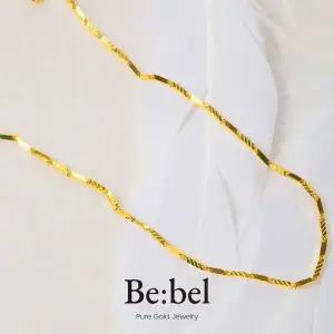 순금목걸이 11.25g(3돈) 24k 남자 여자 대나무 체인 비벨