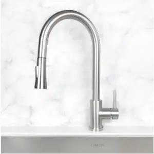 [엠시스]한샘 MSYS SMF-700 무광 니켈 거위목 국산 주방수전 교체