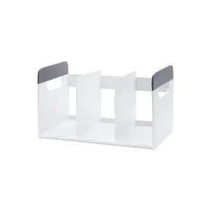 카파맥스 플러스 3단책꽂이 진회색 334X190X196mm