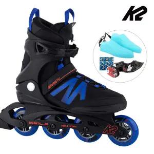 성인 인라인스케이트 K2 키네틱 80 프로 M 블루 성인용 인라인 신발항균건조기 휠커버