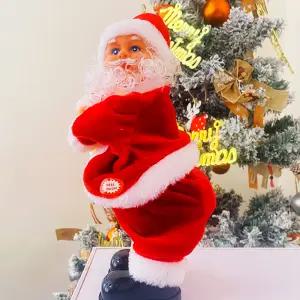 엉덩이 춤추는 산타인형 크리스마스 장식 소품 인형