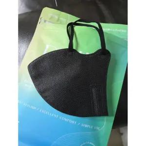 CLA 클라 라이트 KF94 데일리 새부리형 컬러 마스크 대형 블랙 25매