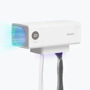 [칫솔,면도기 동시 살균] 클린디 가정용 무선 2인용 칫솔살균기 트윈디 CL-406 화이트 자외선 건조 소독 UV LED 살균기