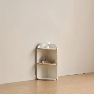 [리센트]리트리 키즈 2단 엔딩 교구장 낮은 반원 책장 아기 유아 어린이