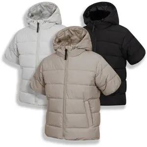 [디바옴므]겨울 후드 반팔 경량 패딩 자켓 점퍼 집업 골프 남녀공용 커플