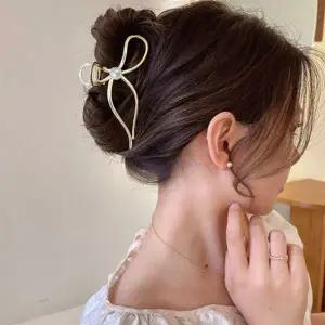 여성 헤어 진주 집게핀 메탈집게핀 헤어핀 리본집게핀-WCEF1EA