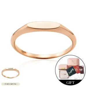 갤러리아 *커스텀 가능* [비앤비골드] 14K 라운드 타원 스틱 각인 커스텀 반