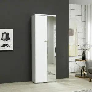 [텐스페이스]거울달린 다용도 수납장 신발 잡동사니 수납장 ITG02R(착불)