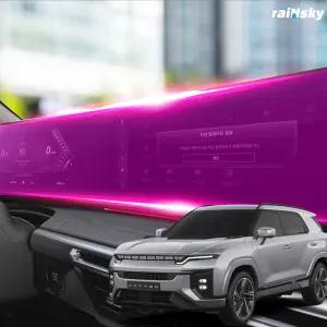 액티언 2세대[호환] 네비게이션 보호필름 액정 지문방지 디스플레이 저반사 AG풀커버