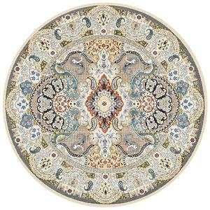 사계절 페르시안 에스닉 원형 카페트 러그 참대옆 의자매트 인테리어 거실 빈티지